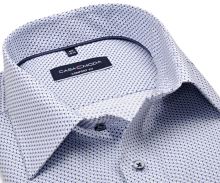Casa Moda Comfort Fit – košeľa s modrým trojúholníčkovým vzorom
