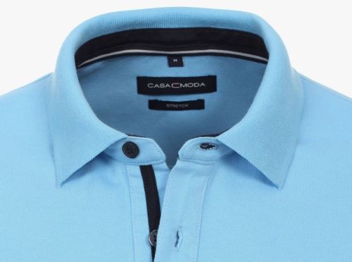 Polo tričko Casa Moda – světle modré tričko s límečkem