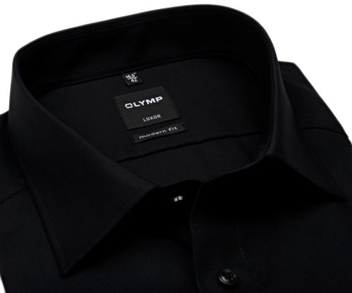 Olymp Luxor Modern Fit - černá košile