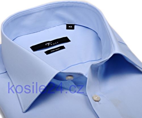 Venti Modern Fit Chambray – světle modrá košile - extra prodloužený rukáv