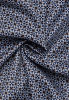Eterna 1863 Modern Fit Two Ply - luxusná tmavomodrá košeľa s béžovo-modrým vzorom - predĺžený rukáv (3)