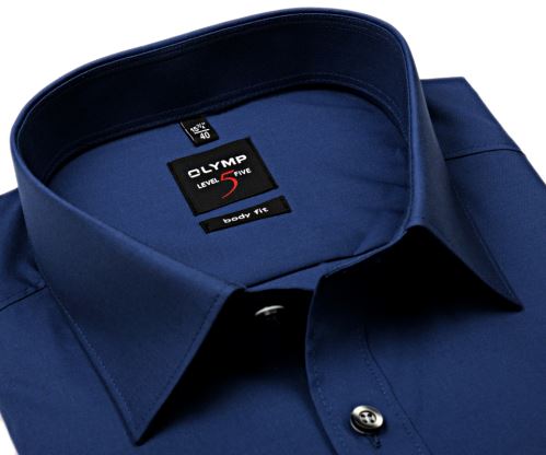 Olymp Level Five – modrá košile