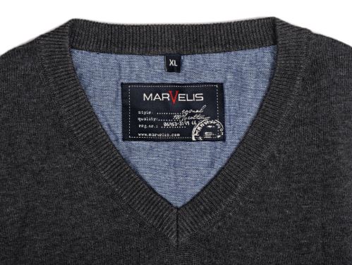 Bavlněný svetr Marvelis – antracitový