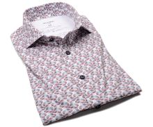 Olymp Modern Fit 24/Seven – luxusní elastická designová košile s barevným vzorem (1)