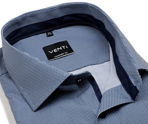 Venti Comfort Fit – tmavomodro-bílá košeľa s vnútorným golierom a manžetou - extra predĺžený rukáv Venti Comfort Fit – tmavomodro-bílá košeľa s vnútorným golierom a manžetou - extra predĺžený rukáv