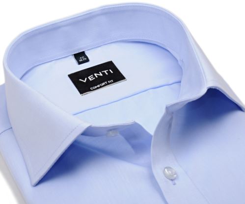 Venti Comfort Fit Twill – luxusní světle modrá košile - extra prodloužený rukáv Venti Comfort Fit Twill – luxusní světle modrá košile - extra prodloužený rukáv