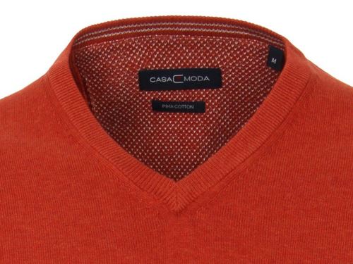 Bavlněný svetr Casa Moda – oranžový
