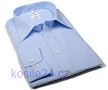 Olymp Luxor Comfort Fit Uni Popeline - svetlomodrá košeľa (1)