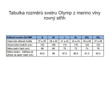 Svetr Olymp z Merino vlny - rozepínací na zip - olivově zelený (3)