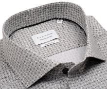 Eterna Modern Fit Twill – košeľa s grafitovým vzorom - extra predĺžený rukáv