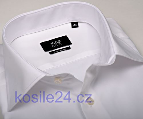 Eterna 1863 Modern Fit Twill - luxusná biela košeľa Eterna 1863 Modern Fit Twill - luxusná biela košeľa
