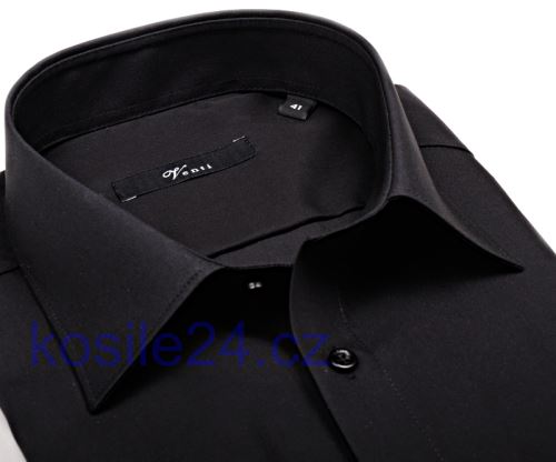 Venti Modern Fit – černá košile - extra prodloužený rukáv