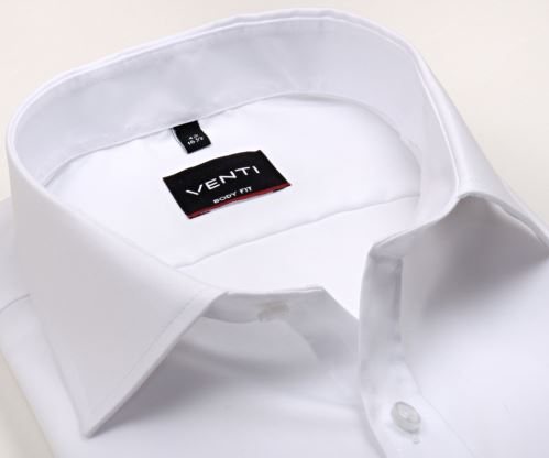 Venti Body Fit Twill – luxusní bílá košile - extra prodloužený rukáv Venti Body Fit Twill – luxusní bílá košile - extra prodloužený rukáv