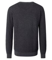 Bavlnený pulóver Casa Moda – tmavosivý - ohrúhly výstrih (2)