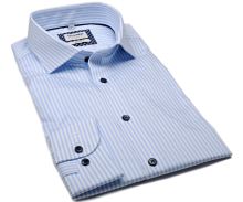 Olymp Level Five Twill – košeľa so svetlomodrým prúžkom (1)