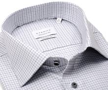 Eterna Comfort Fit Dynamic Cotton – košeľa s čierno-sivými kockami
