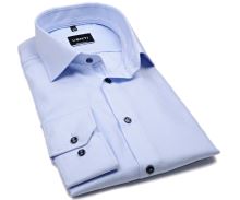 Venti Modern Fit – košile s vetkaným světle modrým proužkem a vnitřním límcem (1)
