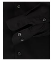 Casa Moda Modern Fit – čierna košeľa - predĺžený rukáv (3)