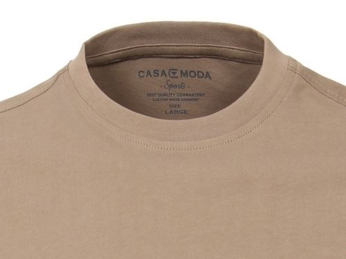 Béžové tričko Casa Moda – okrúhly výstrih