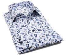 Marvelis Comfort Fit - košeľa so stylizovaným vzorom paisley (1)