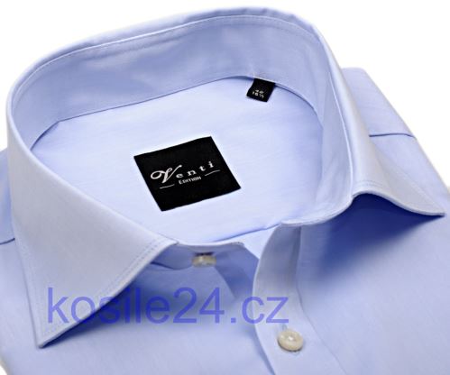 Venti Modern Fit Twill – světle modrá košile - extra prodloužený rukáv