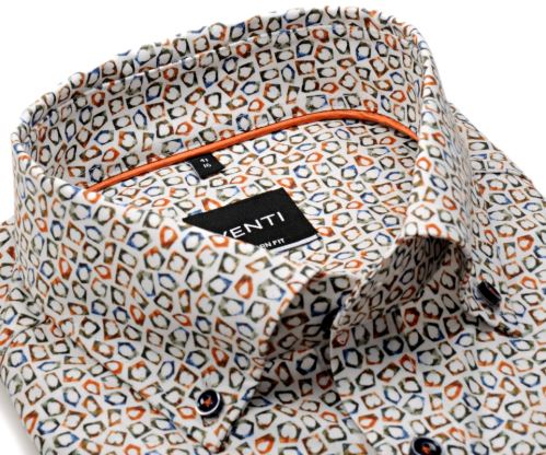 Venti Modern Fit – košeľa s farebnými ornamentmi