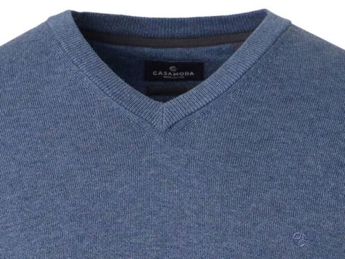 Bavlněný svetr Casa Moda – královský modrý