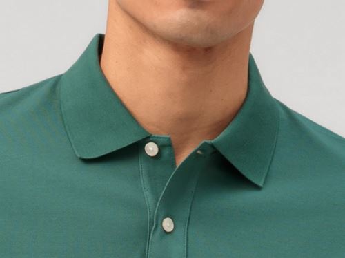 Polo pique tričko Olymp - zelené tričko s golierom
