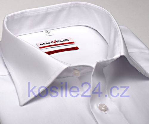Marvelis Modern Fit Uni - biela košeľa Marvelis Modern Fit Uni - biela košeľa