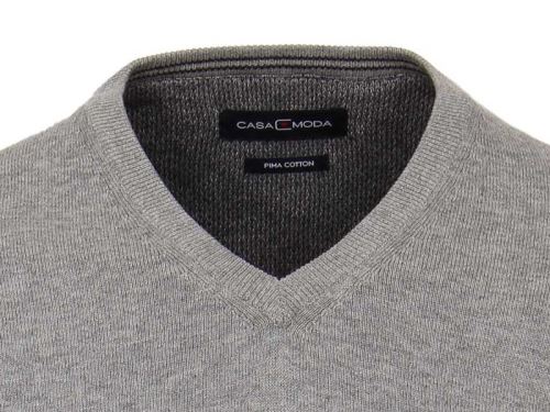 Bavlnený pulóver Casa Moda – sivý