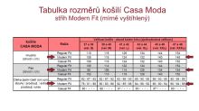 Casa Moda Modern Fit Premium– košeľa s modro-béžovým krúžkovým vzorom, vnútorným golierom a manžetou (3)