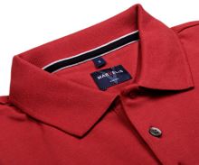 Polo tričko Marvelis Quick Dry - červené tričko s límečkem (5)