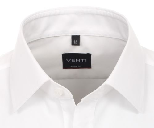 Venti Body Fit – biela košeľa - extra predĺžený rukáv