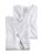 Bílé bavlněné tričko Olymp s krátkým rukávem - kulatý výstřih (2 ks)