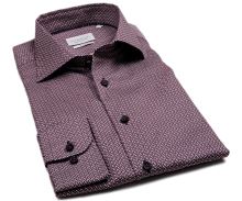 Eterna Slim Fit Twill – košeľa s trojfarebným vzorom (1)