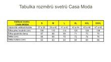 Bavlněný rozepínací svetr Casa Moda – bledě modrý s kapsami (4)