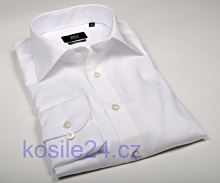 Eterna 1863 Modern Fit Twill - luxusní bílá košile - extra prodloužený rukáv (1)