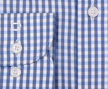 Olymp Modern Fit Twill – károvaná košile ve dvou odstínech modré (2)