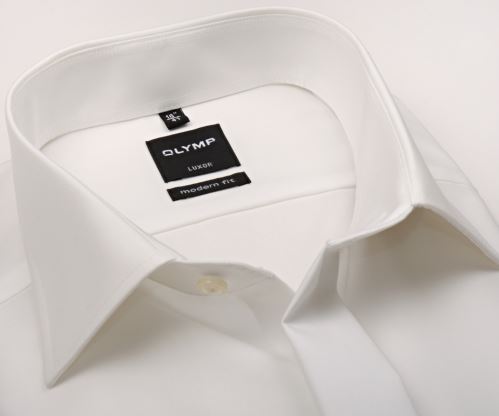 Olymp Luxor Modern Fit - champagne gala košile s dvojitou manžetou a skrytým zapínáním - prodloužený rukáv