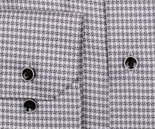 Eterna Modern Fit – košeľa s antracitovým štvorcovým vzorom (2)