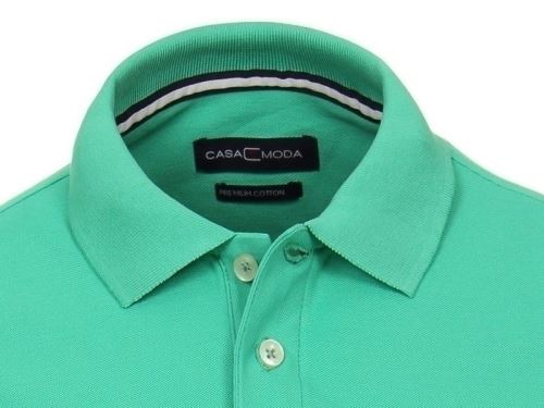 Polo tričko Casa Moda – zelené tričko s golierkom