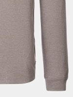 Polo tričko Casa Moda s golierkom a dlhým rukávom – béžové (4)
