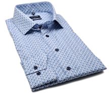Olymp Comfort Fit – košeľa so svetlomodrými 3D objektmi (1)
