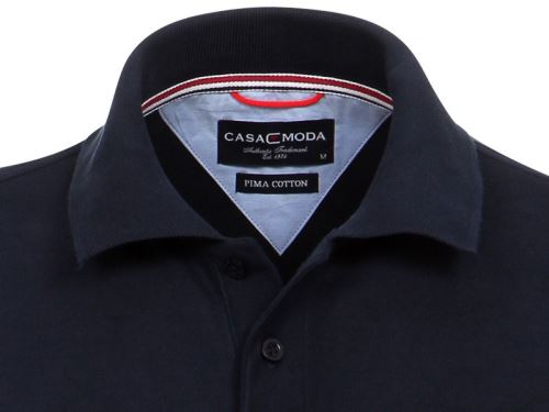 Polo tričko Casa Moda – tmavě modré tričko s límečkem