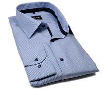 Venti Comfort Fit – světle modrá košile s vetkaným proužkem a vnitřním límcem (1)