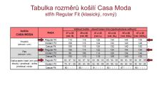 Casa Moda Comfort Fit Premium – košeľa s modrými obdĺžnikami a dvojitým golierom (3)
