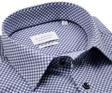 Eterna Slim Fit Twill – košeľa s modrým vzorom
