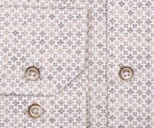 Venti Modern Fit – košeľa s mozaikou hnedých ornamentov (2)