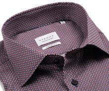 Eterna Comfort Fit Twill – košeľa s trojfarebným vzorom