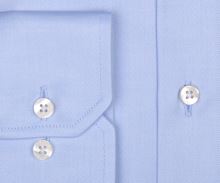 Eterna Modern Fit Twill Cover - luxusná svetlomodrá nepriehľadná košeľa (2)
